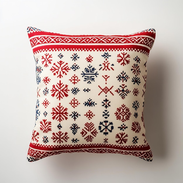 zdjęcie haftowanej poduszki